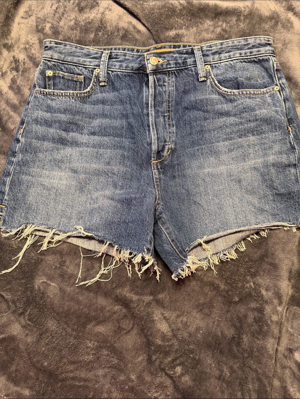 Joe's Jeans Distressed Blue Denim Cutoff Shorts